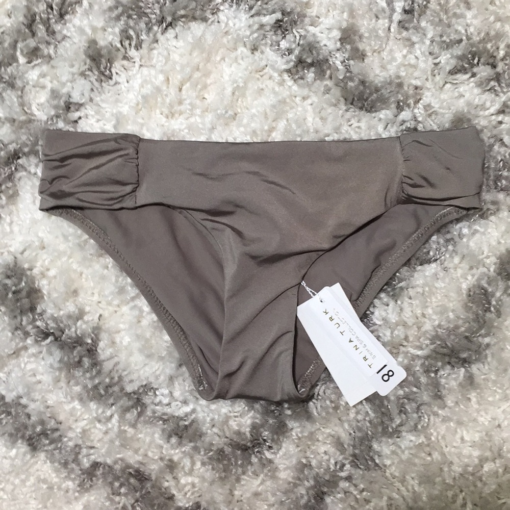 NWT Grey Bikini Bottoms